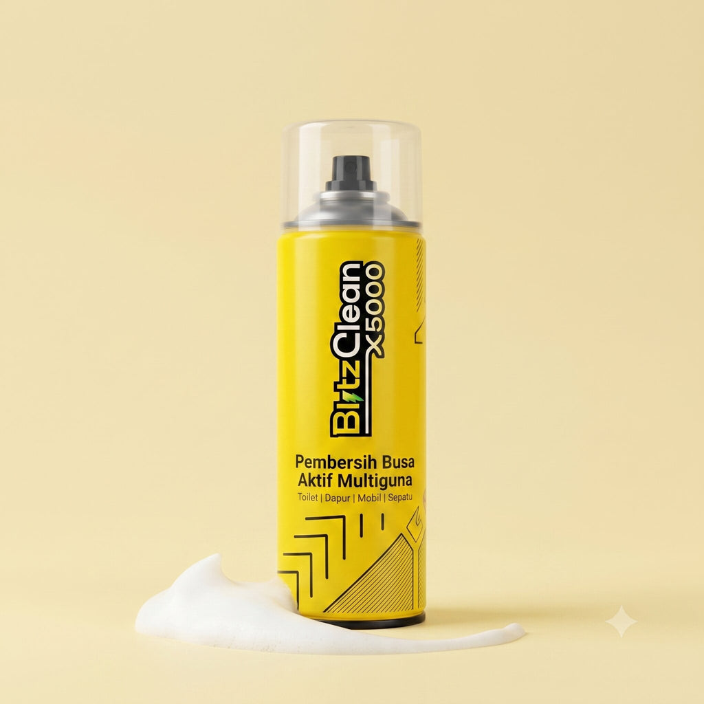BlitzClean X5000 - Pembersih Busa Serbaguna | Deep Cleaning 3.0
