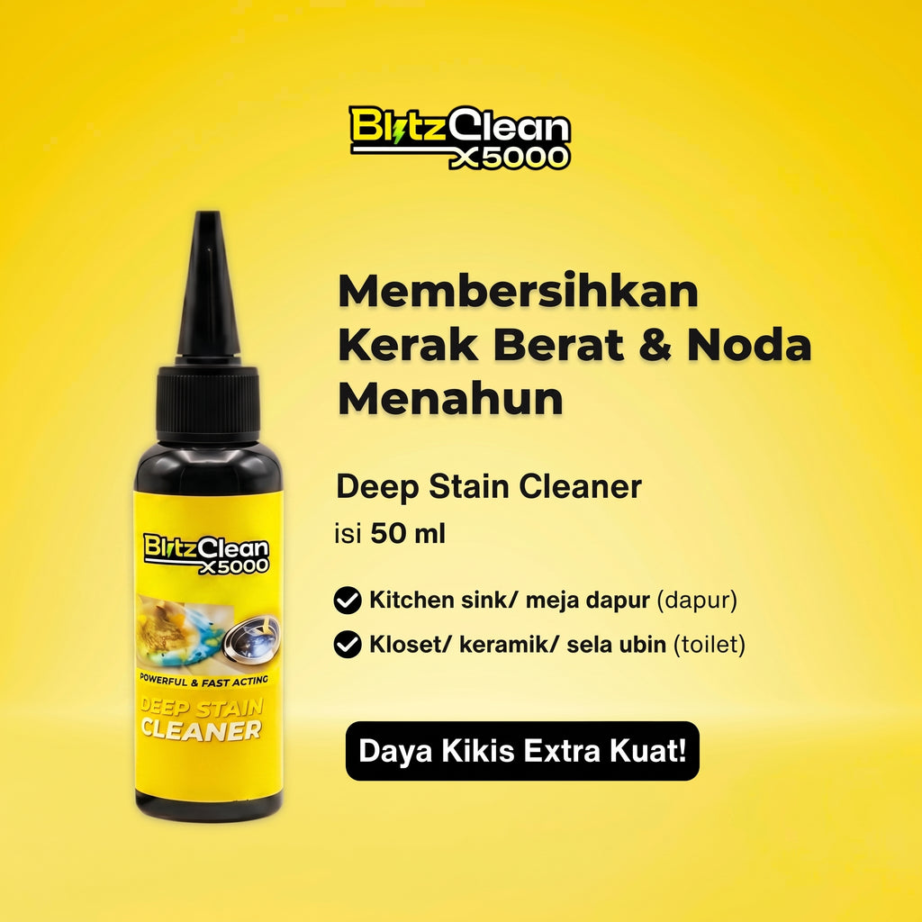 DeepClean — Penghilang Kerak & Noda Membandel